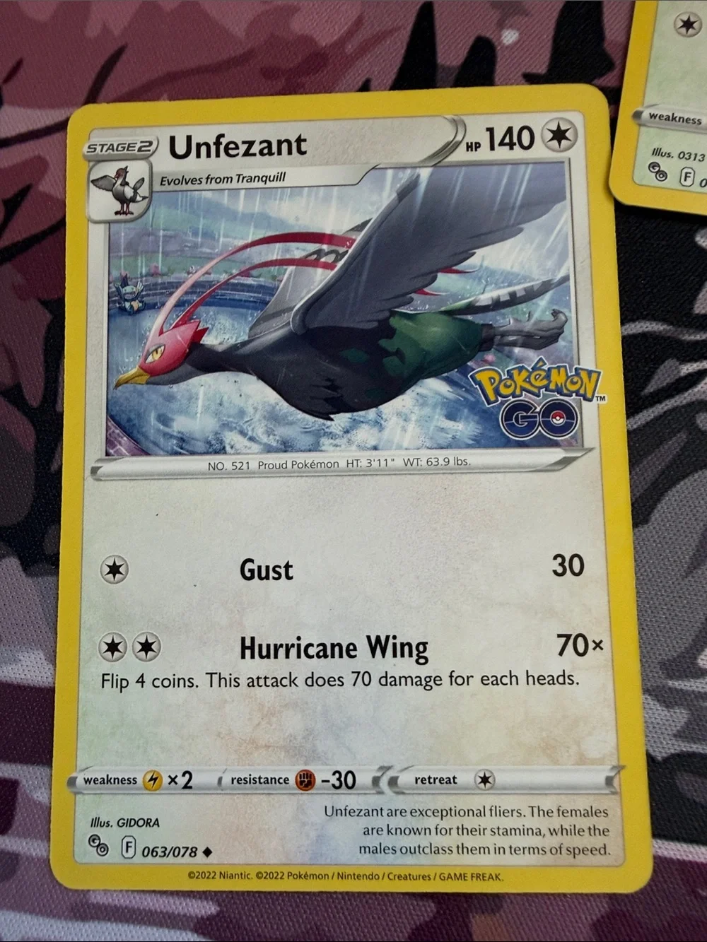 Pidove, Tranquill & Unfezant Evolution Lot | Pokémon GO | ✨5/$25✨